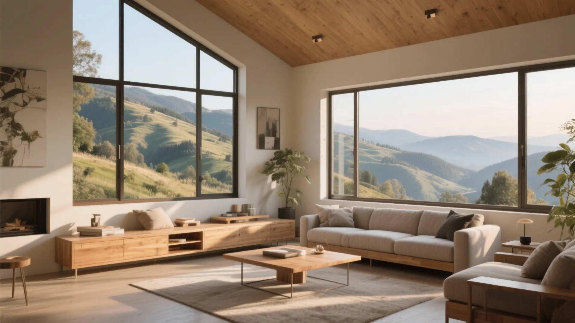 8. Corner Windows for a Panoramic Effect