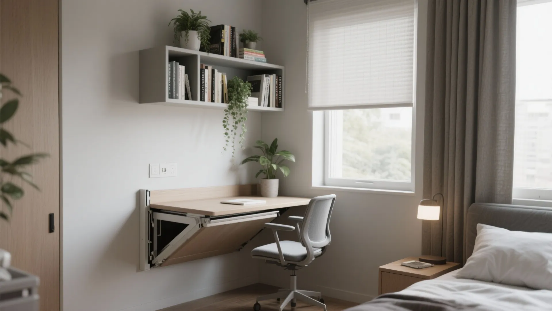 4. Multifunctional corner workspace