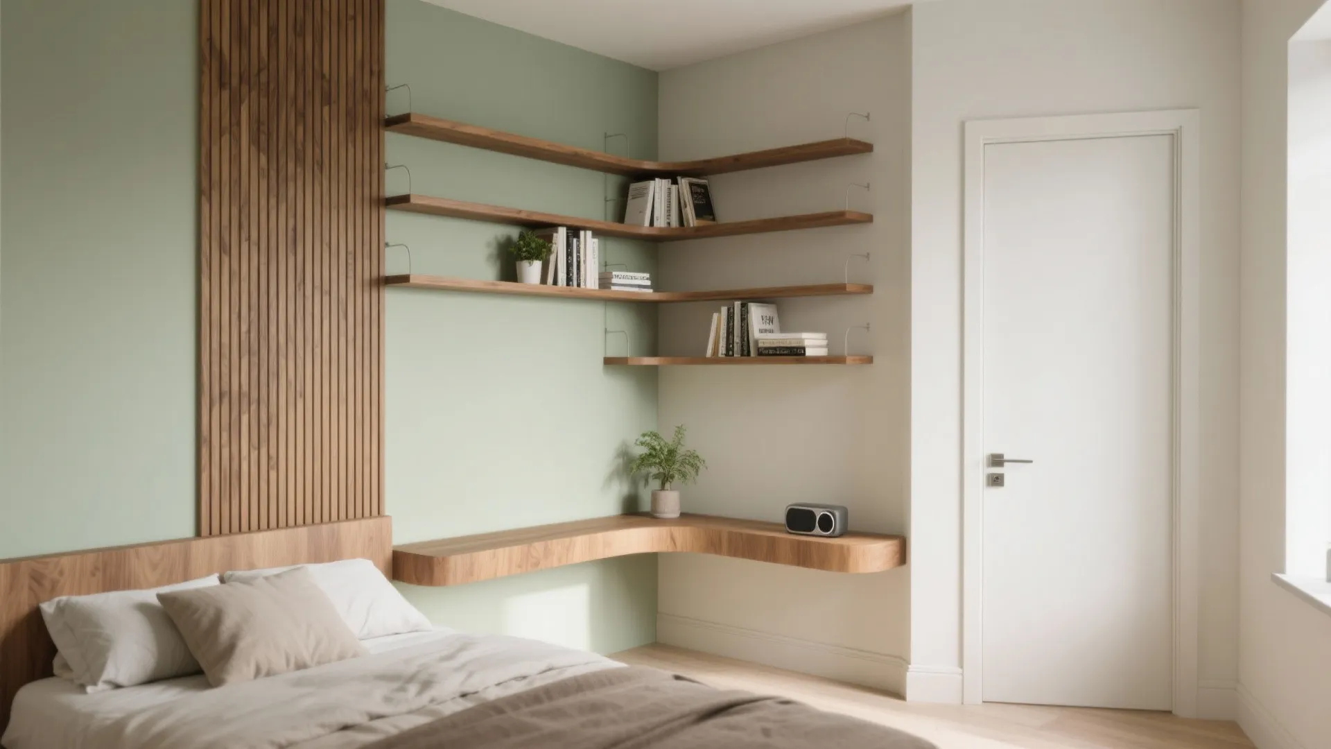 5) Corner Wrap-Around Wall Rack (Turn “Dead” Corners into Daily Heroes)