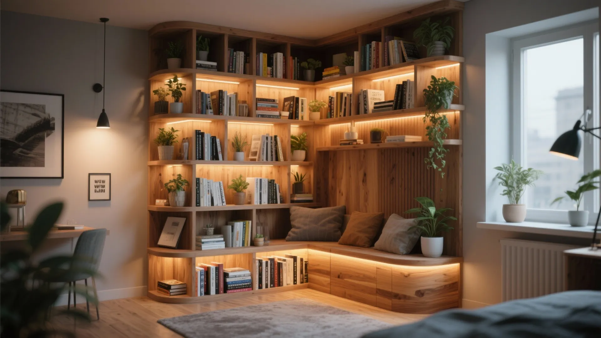 Corner Wrap Shelving