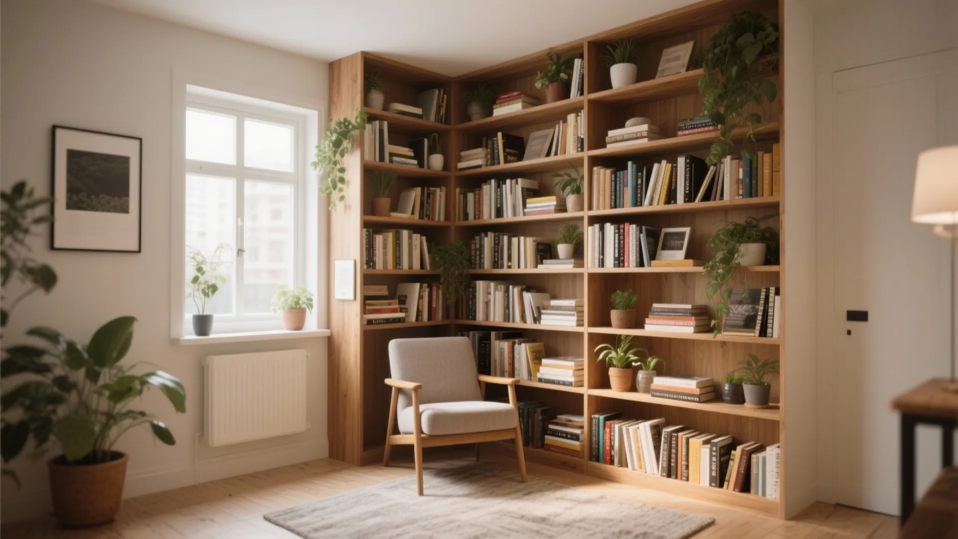 Corner Wraparound Shelving