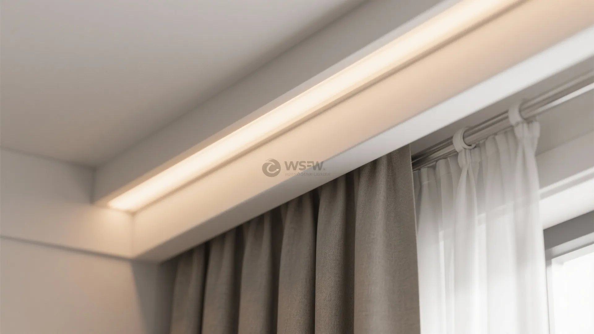 POP Cornice + LED Detail That Hides Clutter