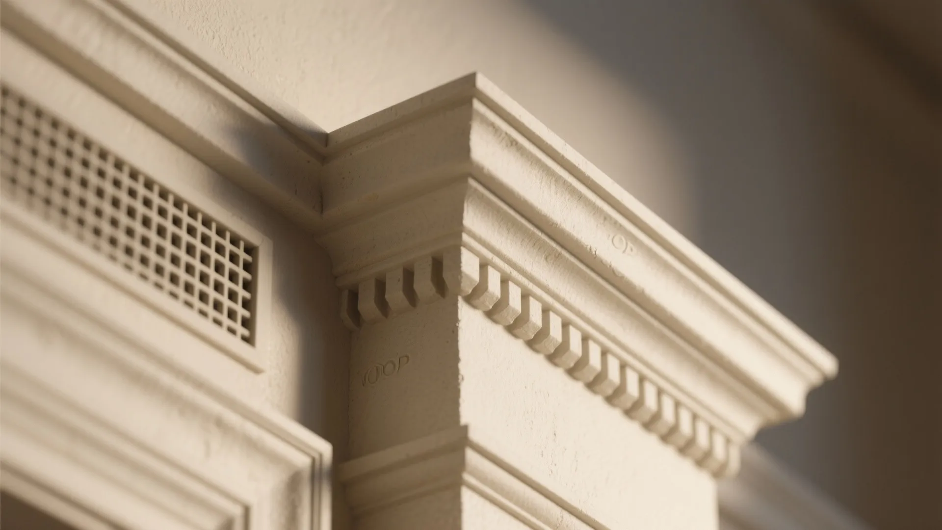 Subtle POP cornice with concealed incense ventilation