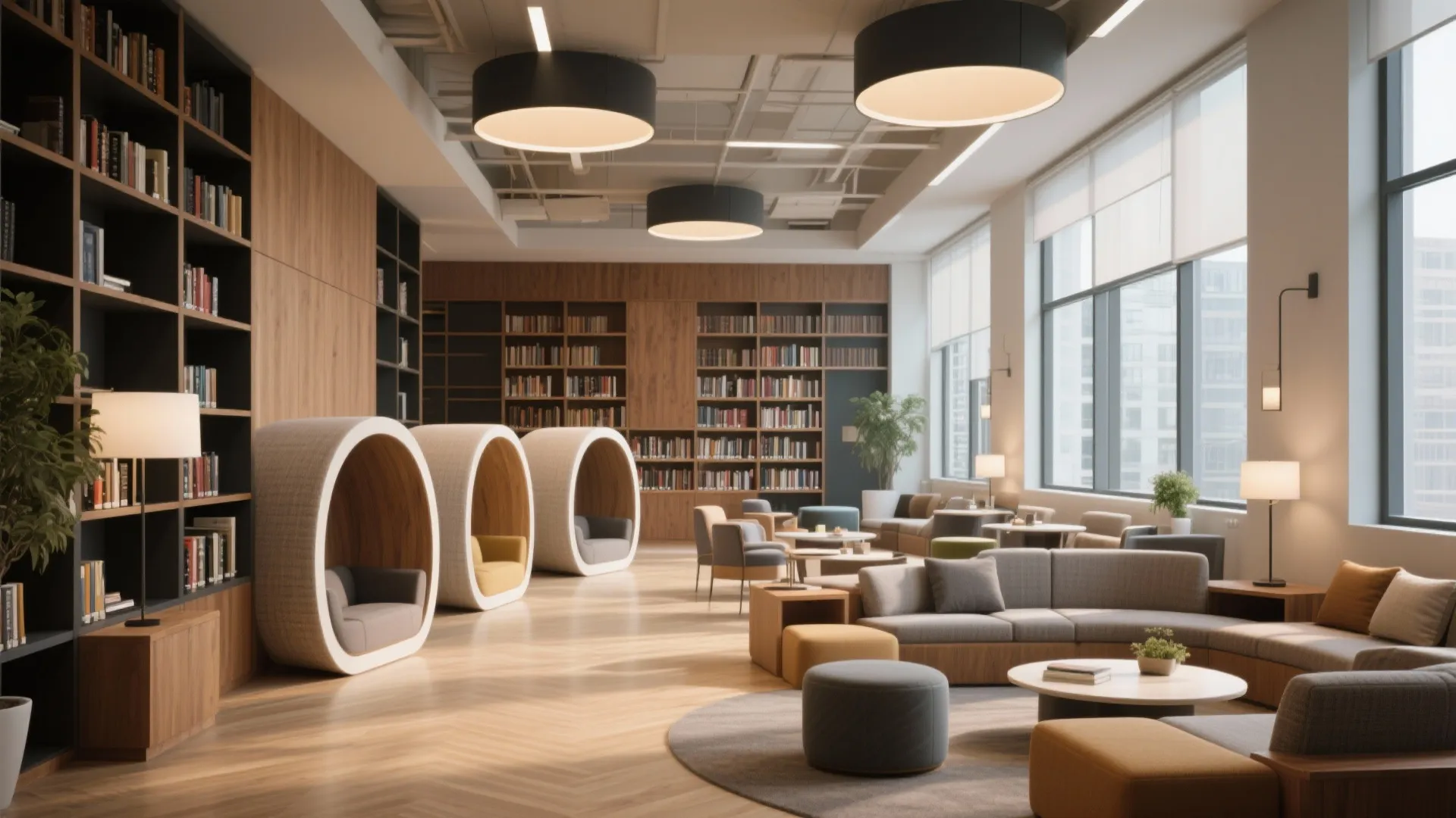 Corporate Library Interior Design Ideas