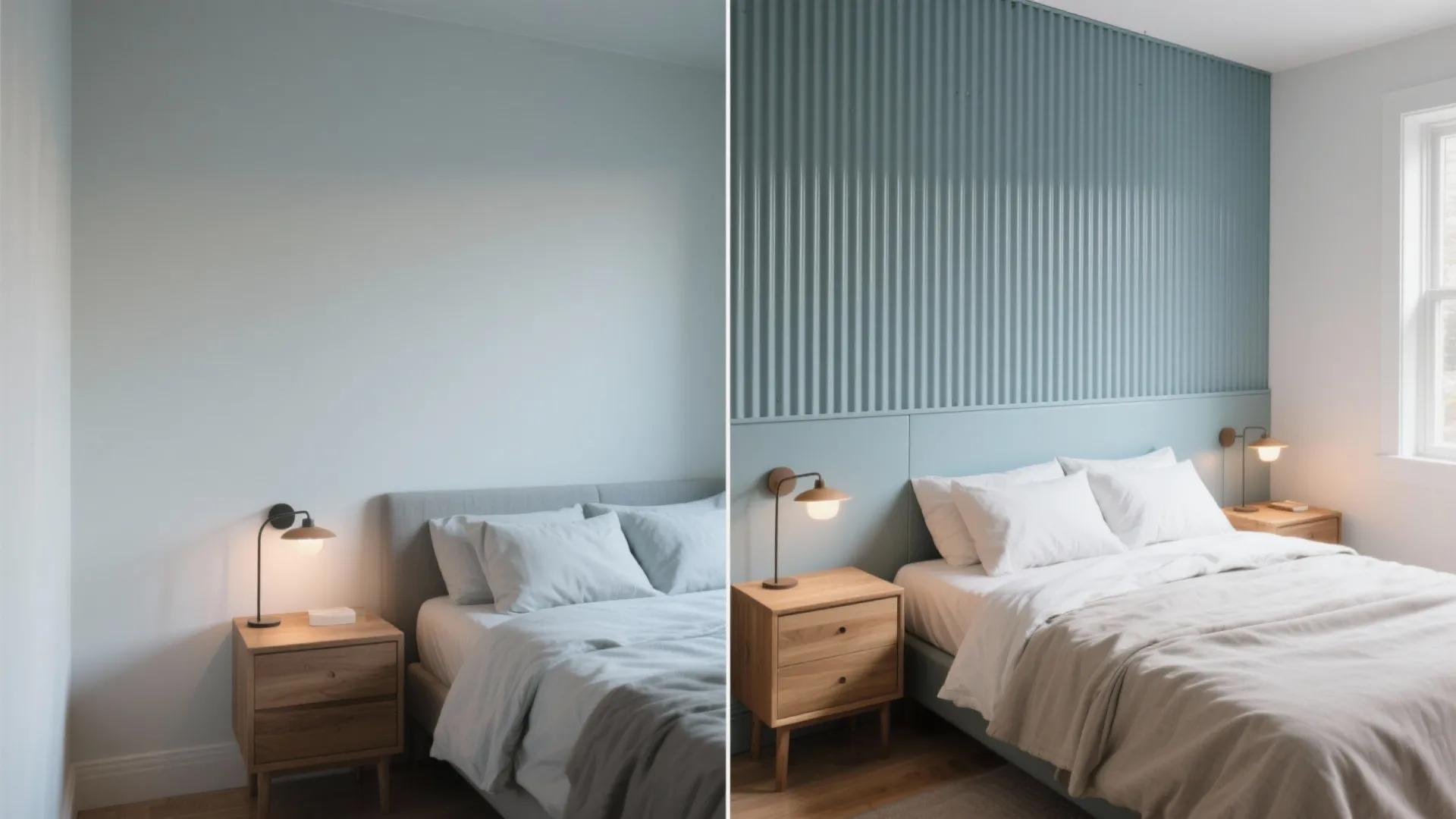 Corrugated Metal Headboard Wall (Texture on a Budget)