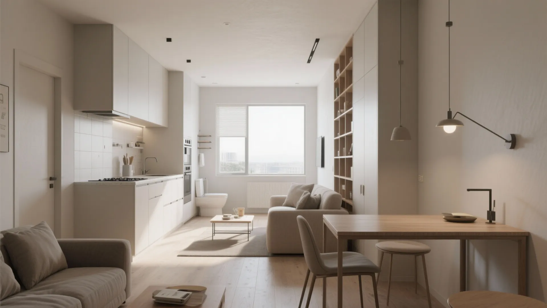 2. Corridor-Free Compact Layout