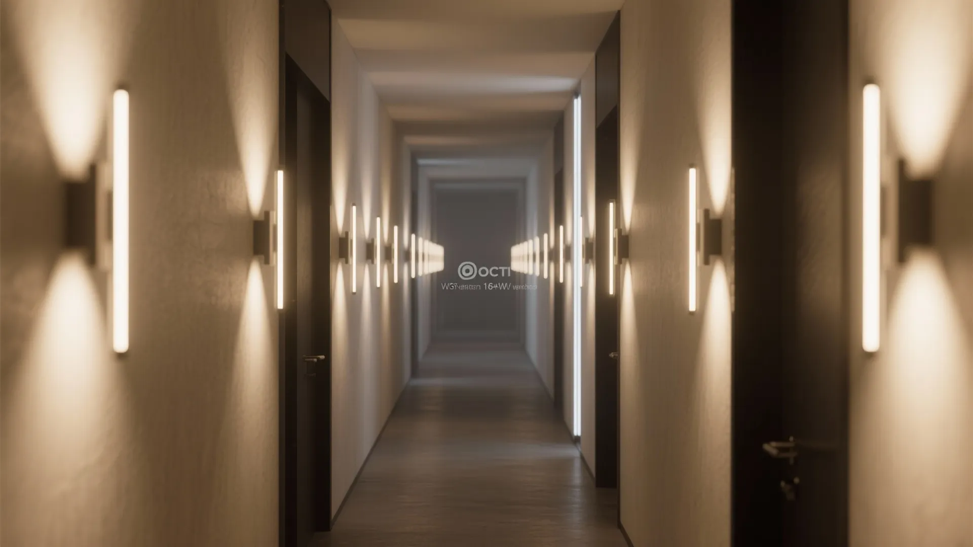 1. Slim linear LED sconce for narrow hallways