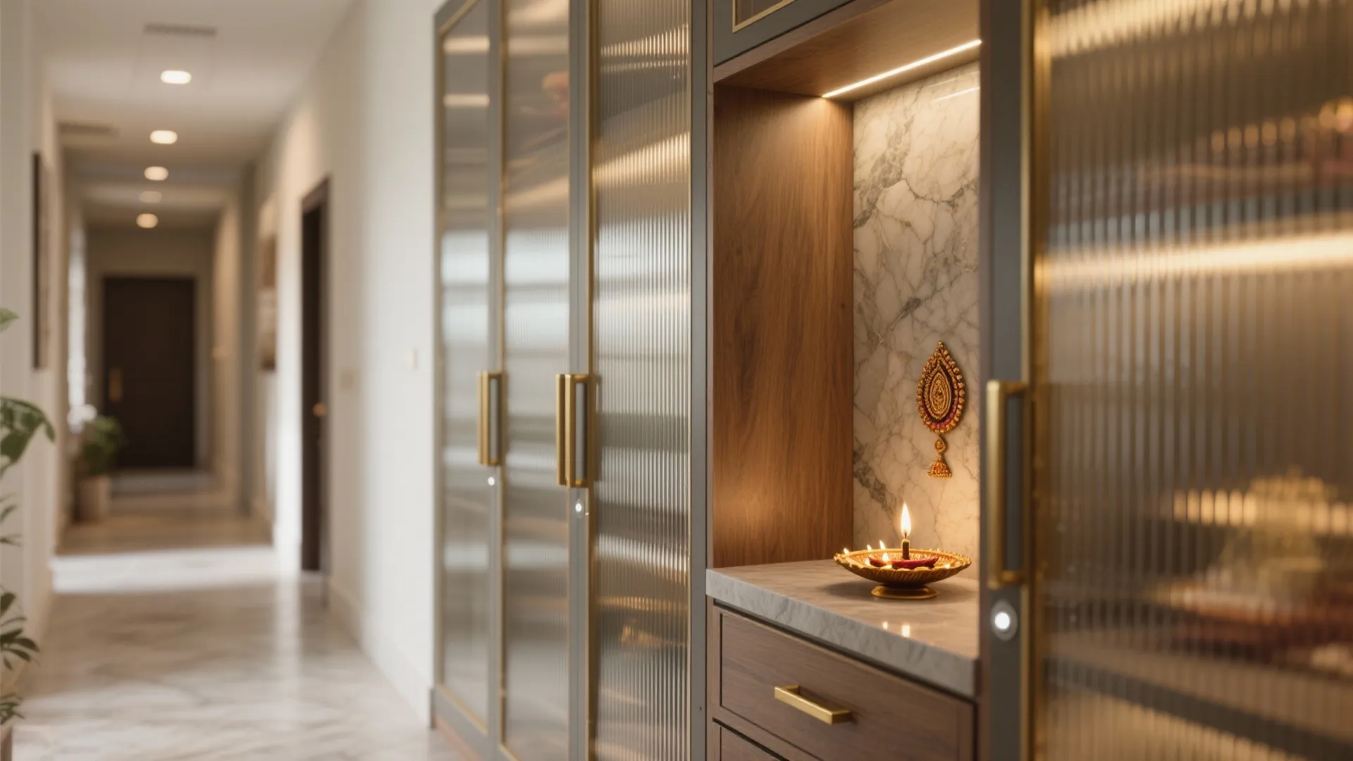 Smarter Storage: Entry, Corridor, and a Discreet Puja Niche
