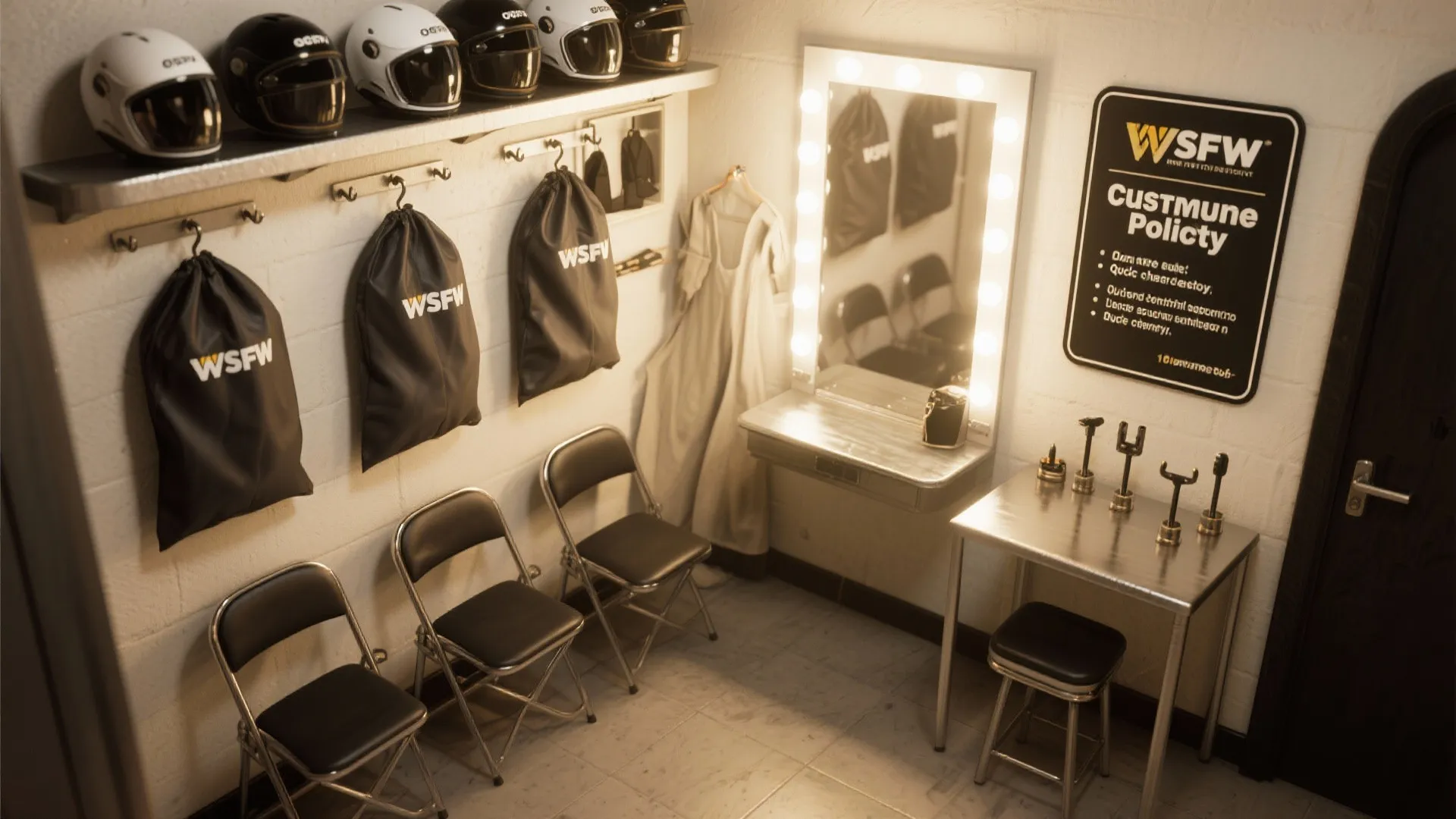 Costume-Friendly Workspace