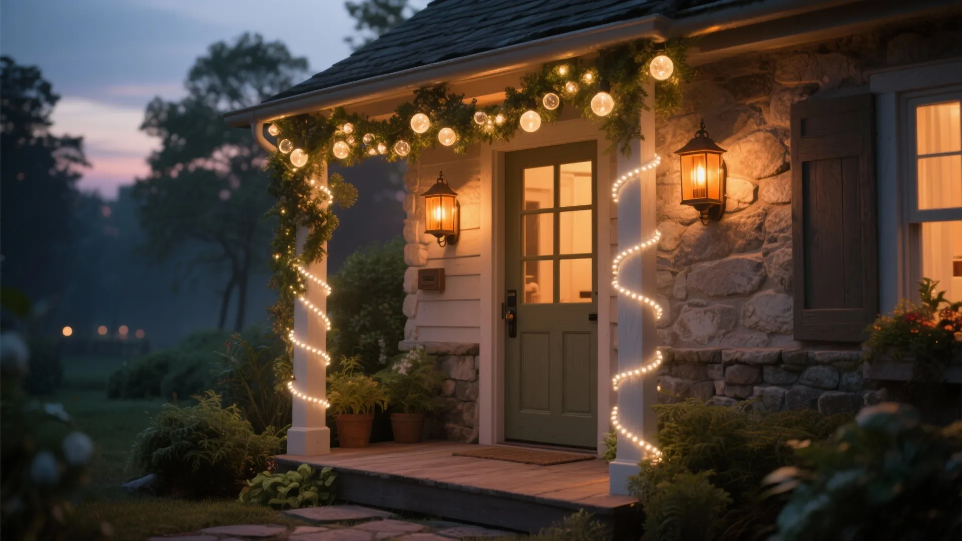 5 Outdoor Christmas Wall Lights Ideas: Creative small-space ideas to make your exterior sparkle this holiday season