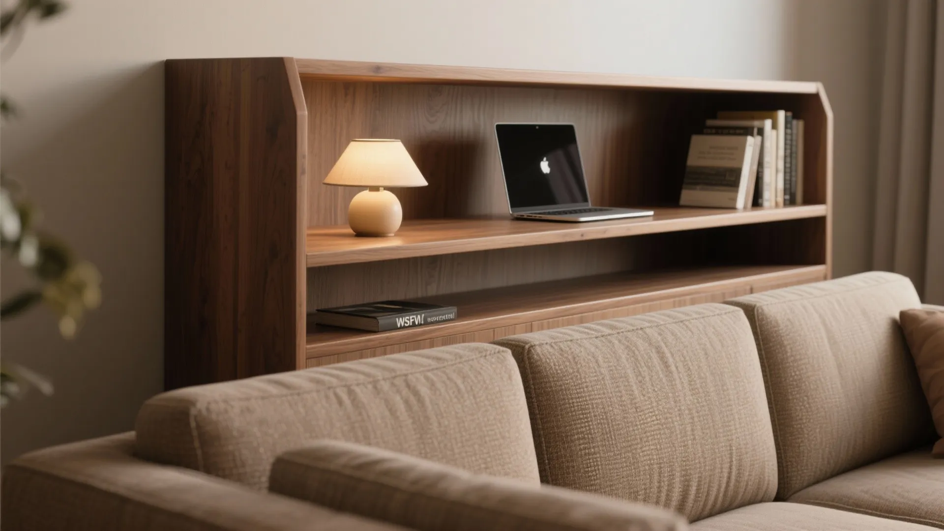 4. Turn the couch back into storage, a desk, or art