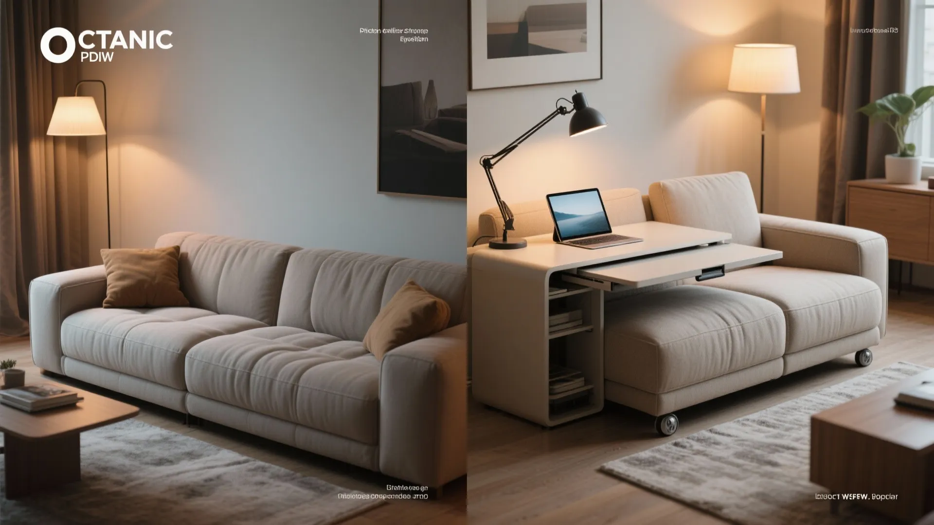 4. Couch-to-desk: convertible furniture that works overtime