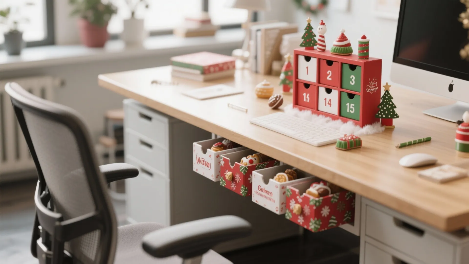 10. Interactive Countdown Desk