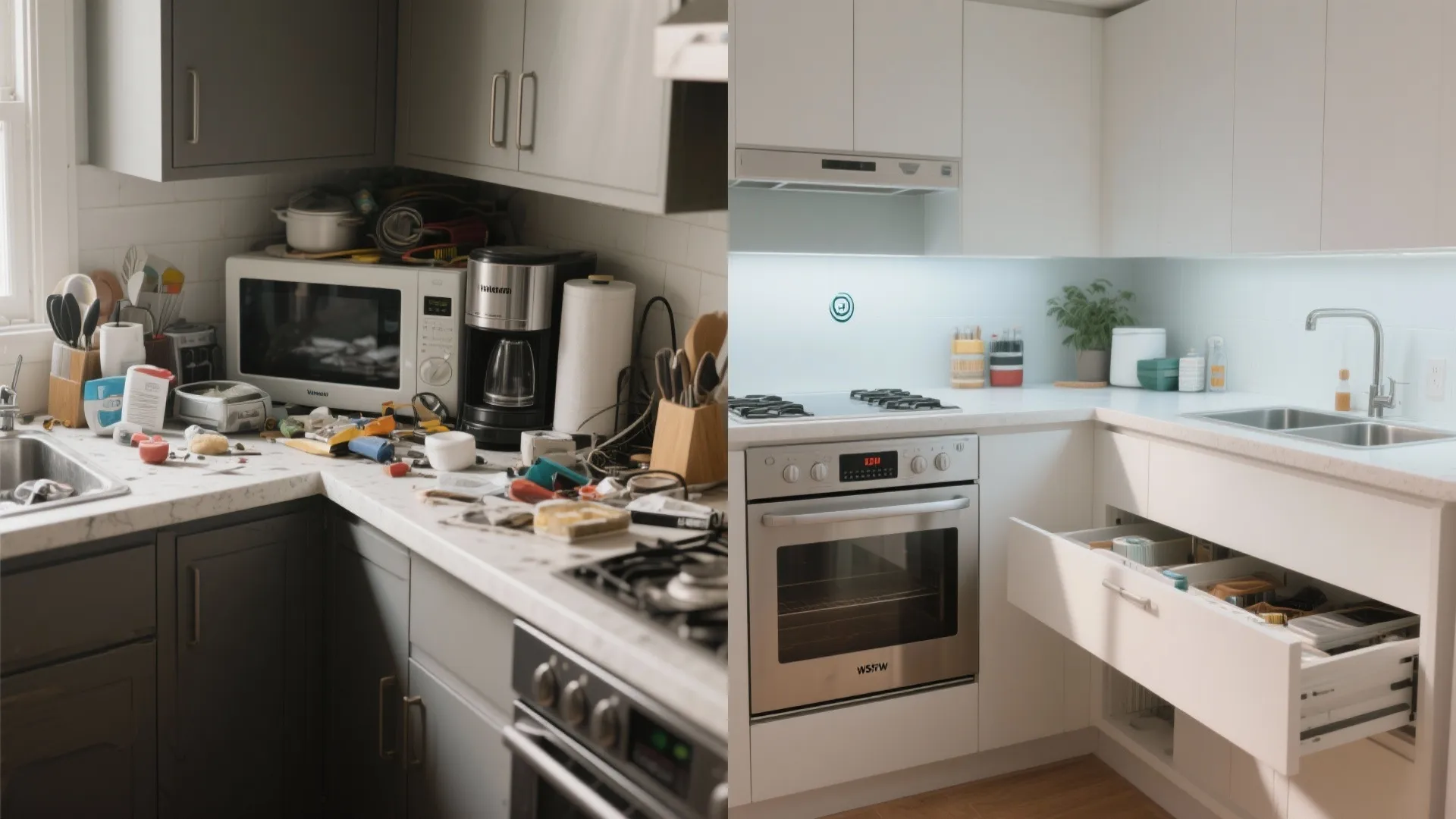 9. Clear the Counter Clutter