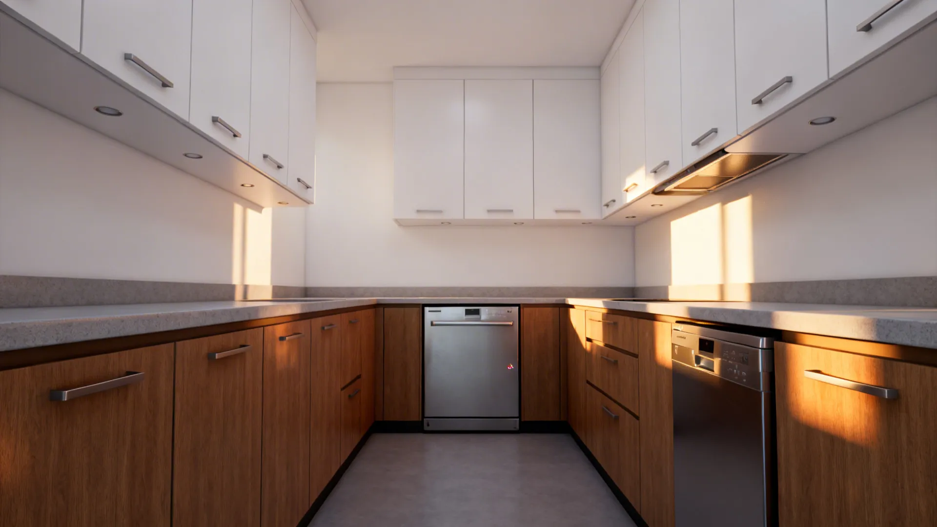 3. Counter-depth fridge and integrated appliances