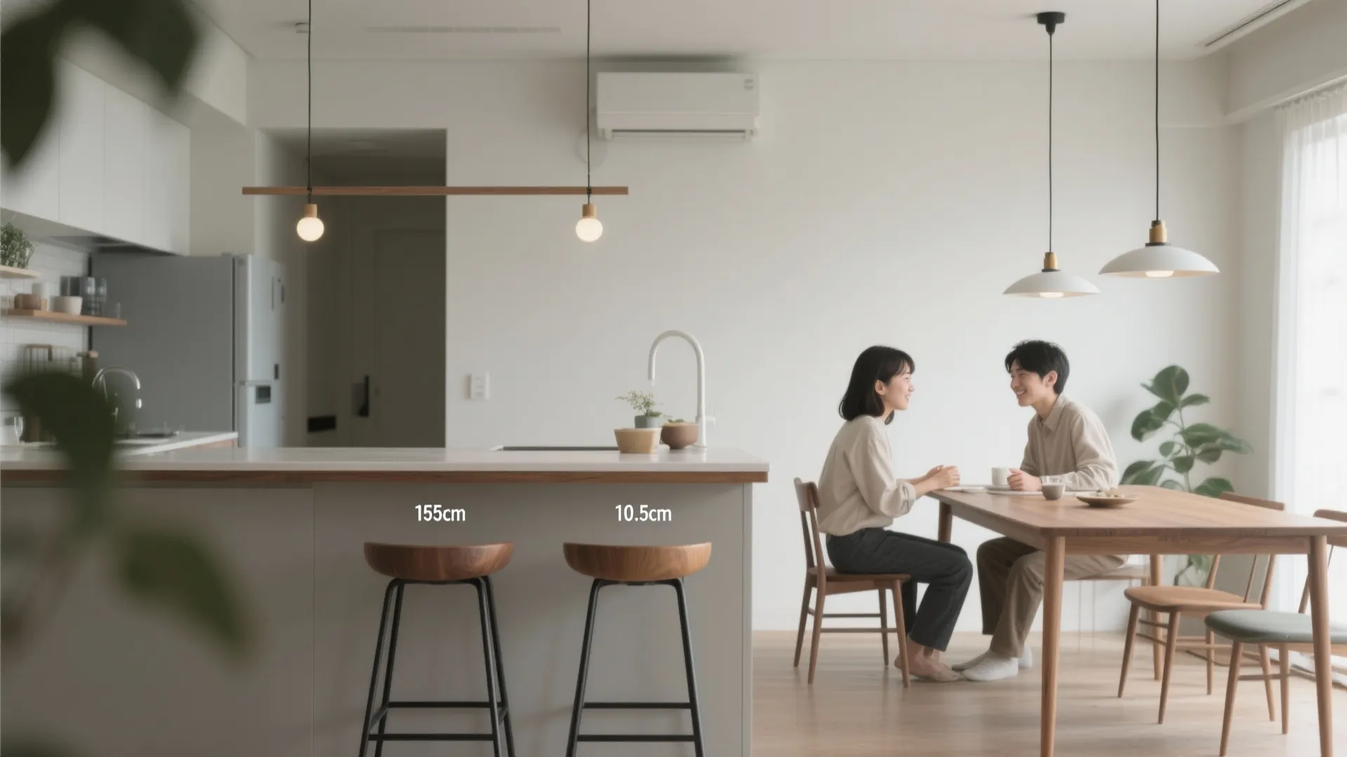 Tips 8: カウンターハイトは“会話の目線”で決める