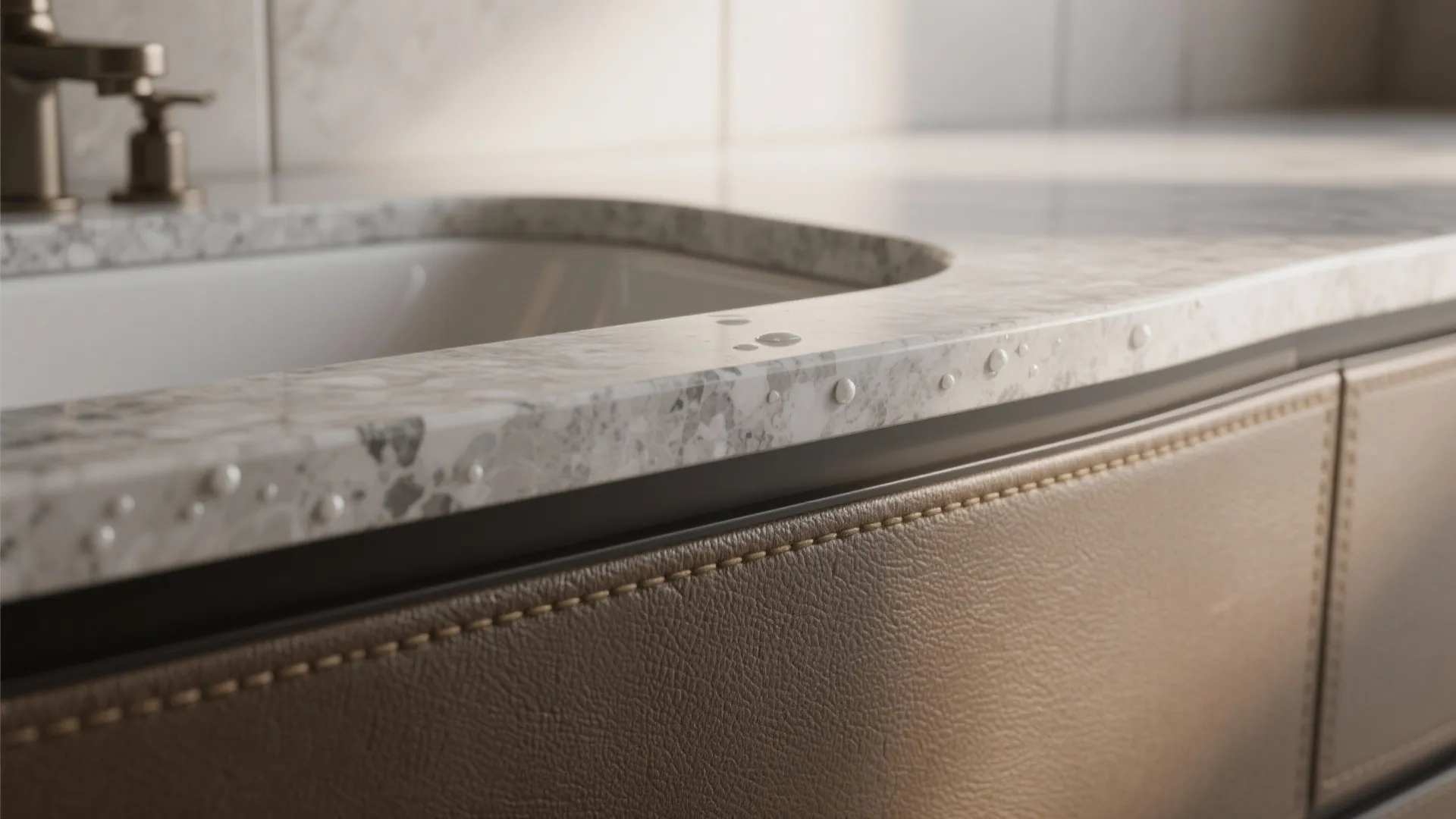 Countertops, Basins, and Backsplashes That Beat Hard Water