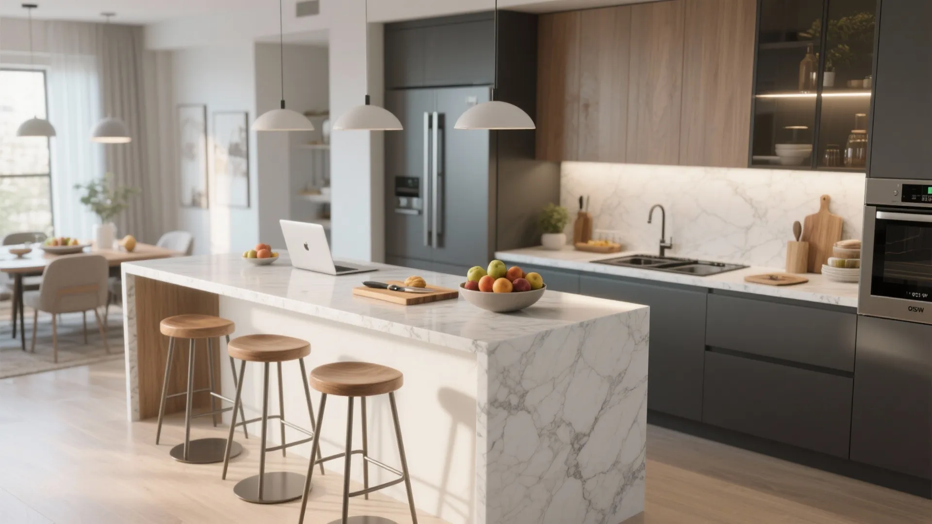 5. Counter-height multi-use surface