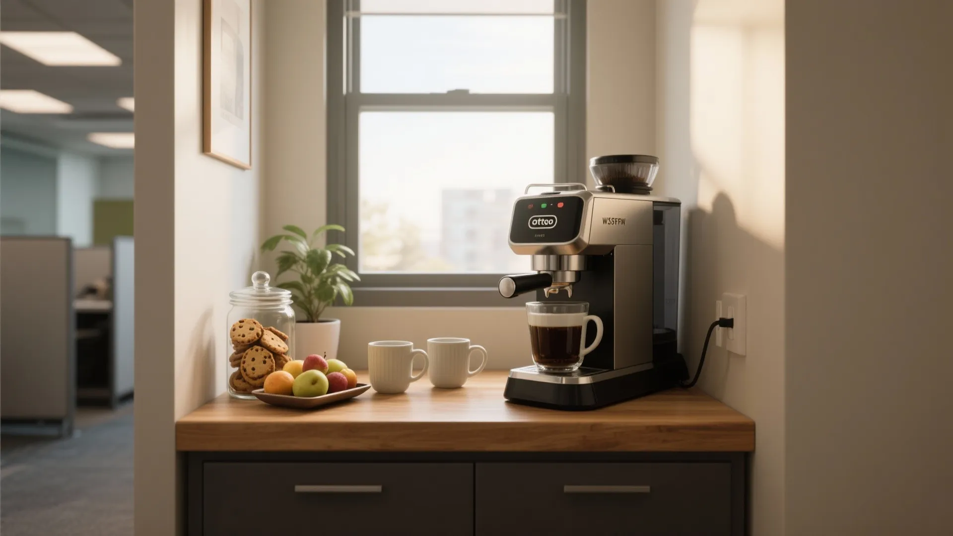 1. The Countertop Coffee & Snack Nook