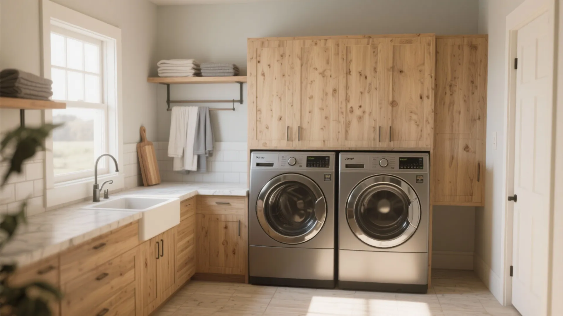 Tip 2: Custom Countertop Over Machines