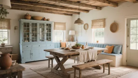 10 Country Dining Rooms Decorating Ideas
