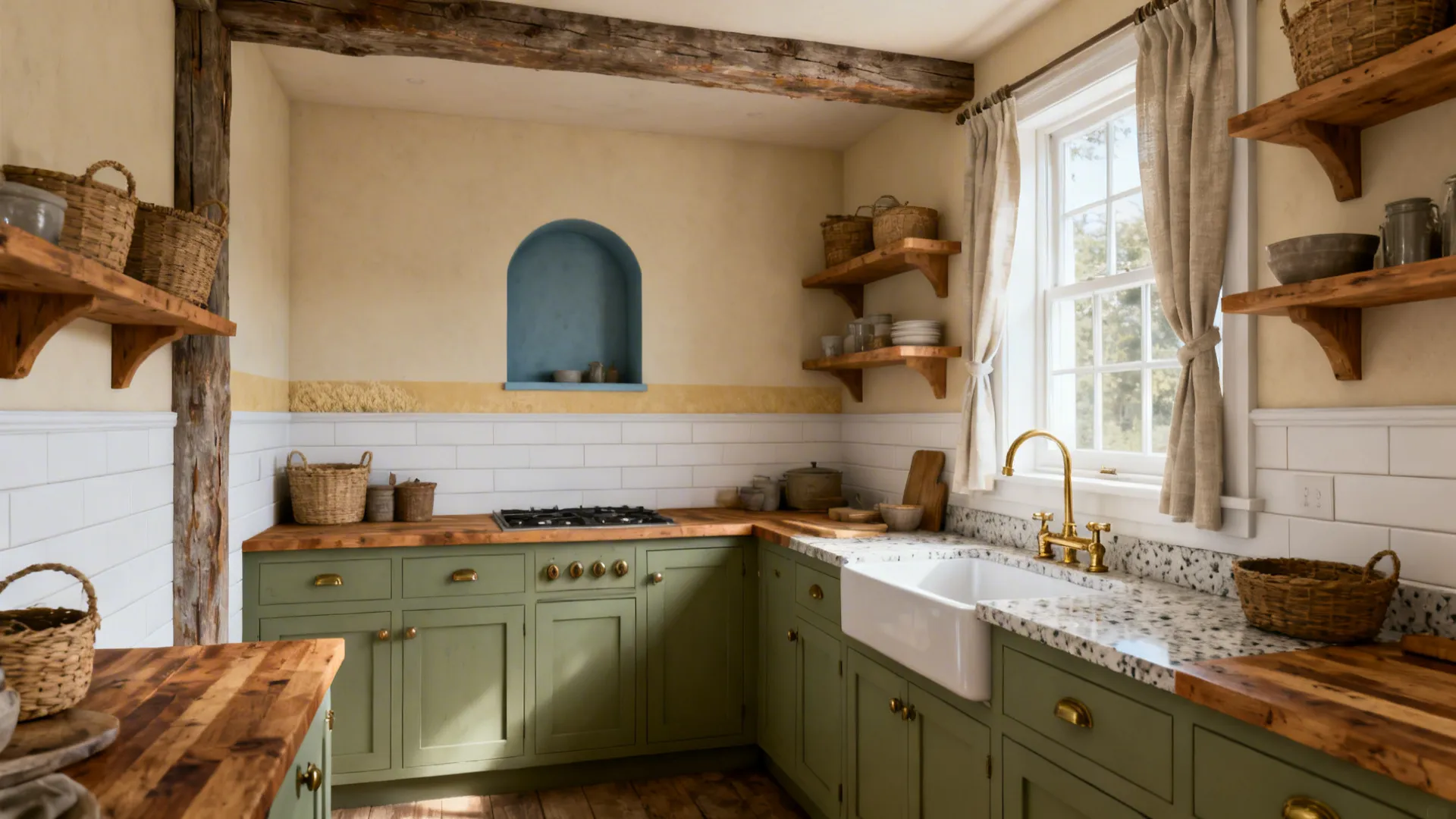 5 Country Kitchen Paint Color Ideas