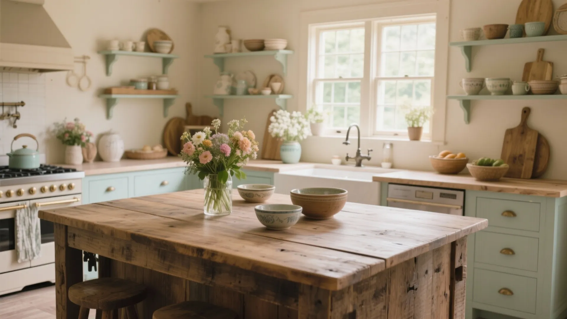 10 Charming Country Kitchen Island Ideas: Bring rustic warmth and clever function into your kitchen with these inspiring island designs