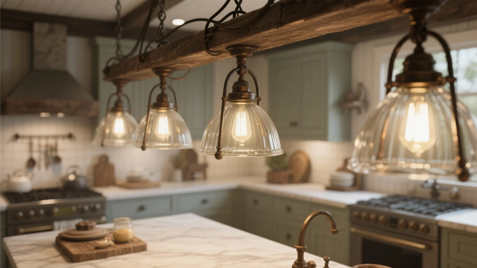4. Classic Country Lighting