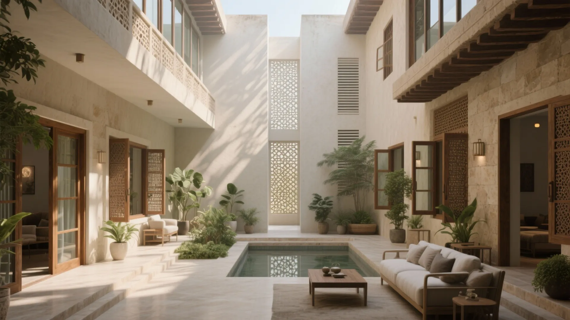 Courtyard-Inspired Airflow and Comfort