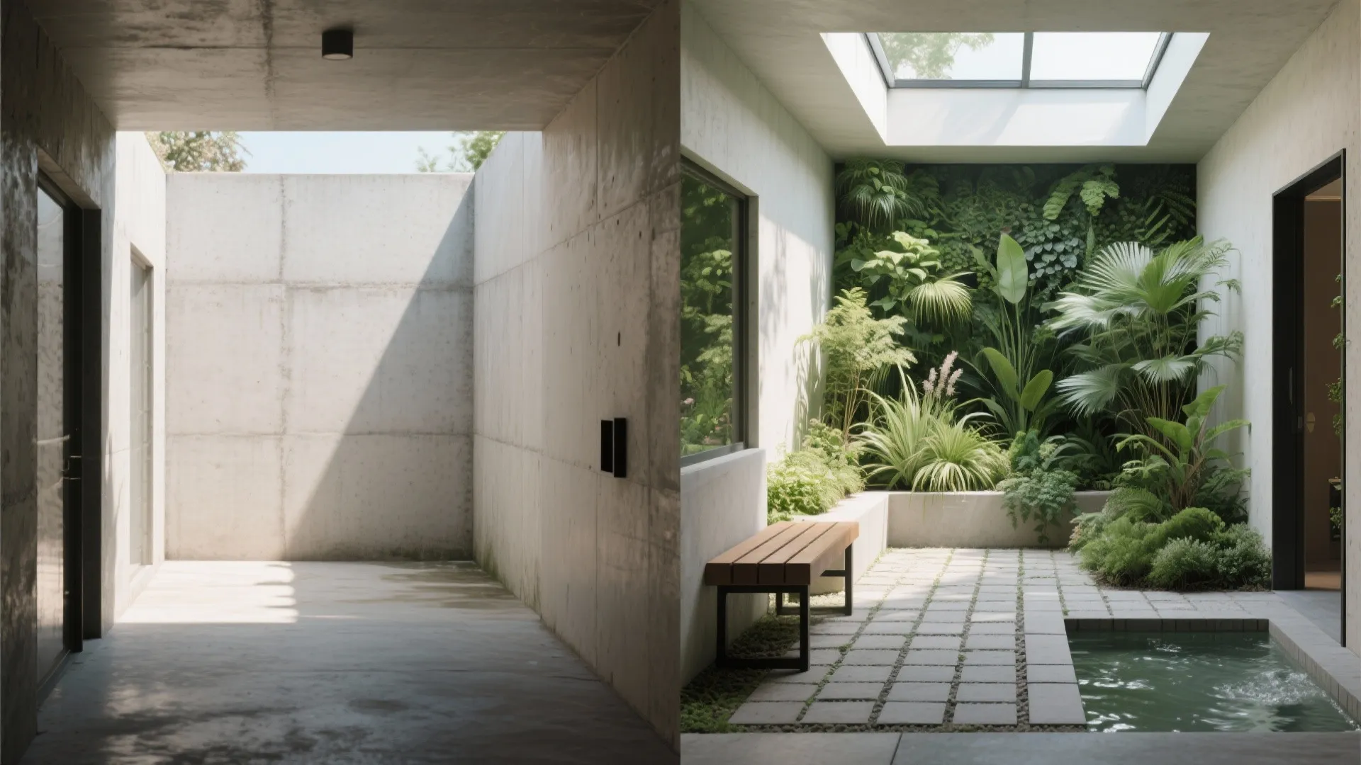 Biophilic Courtyards and Daylight Therapy