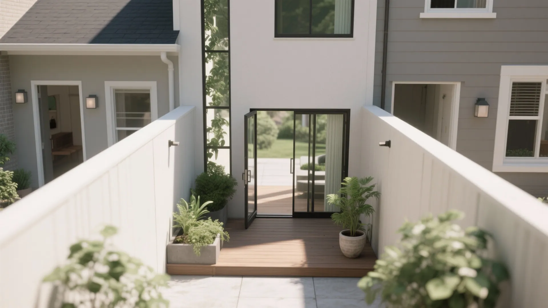 5. Courtyard Cut-Out: Private Outdoor Core