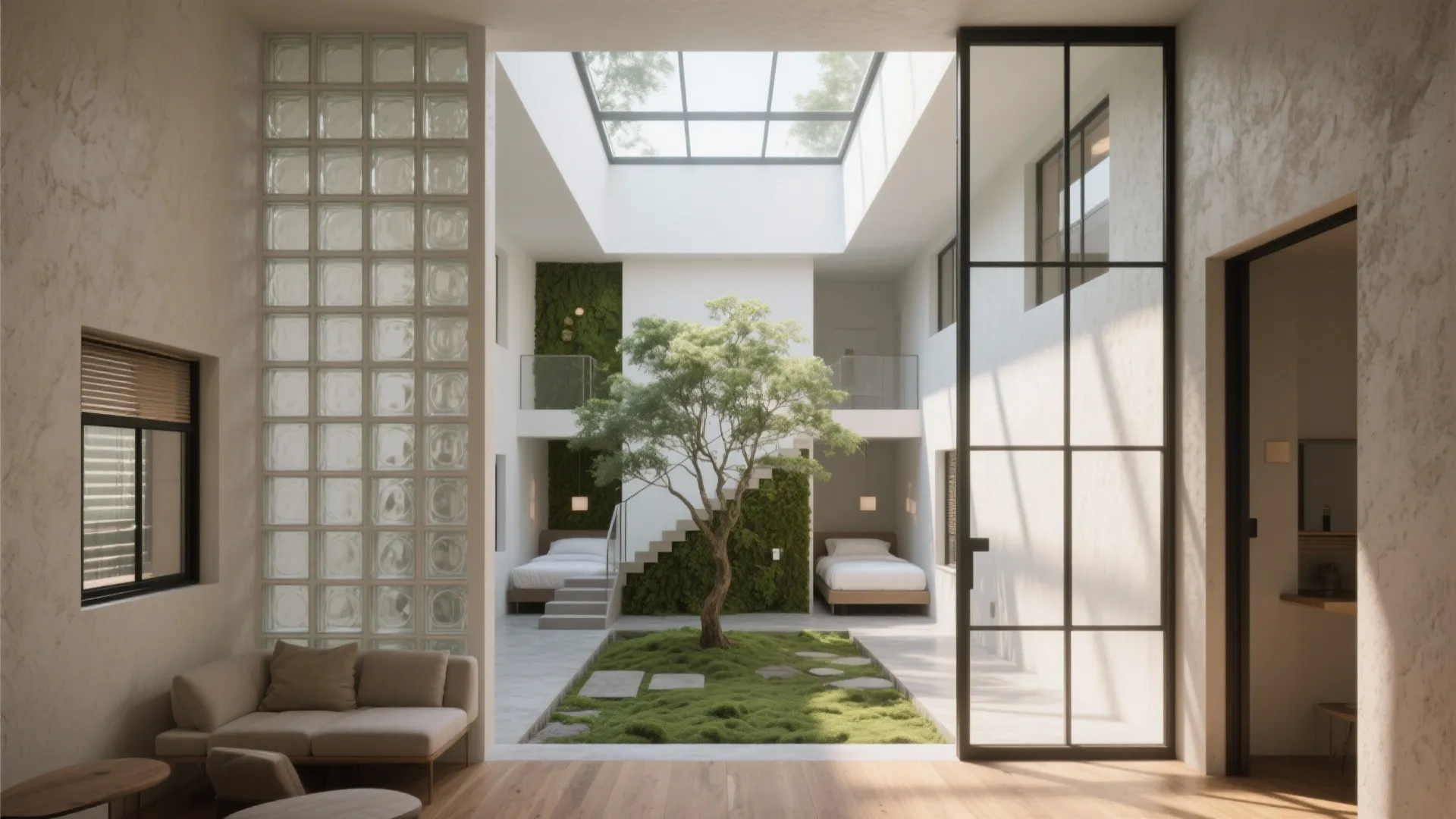 Light, Air, and Green: Courtyards and Borrowed Daylight