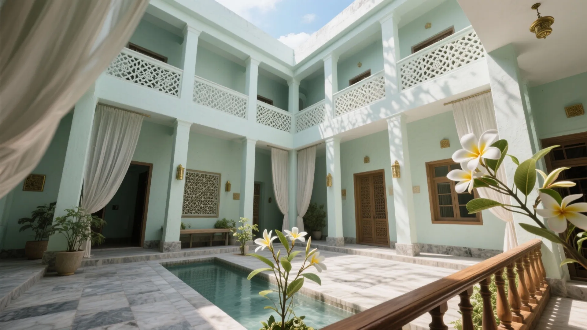 [Section: Inspiration 1] A Breezy Courtyard Core with Jaalis