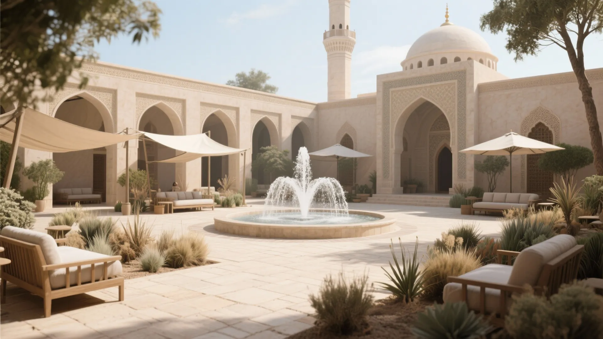 4. Adaptive Courtyard Landscaping