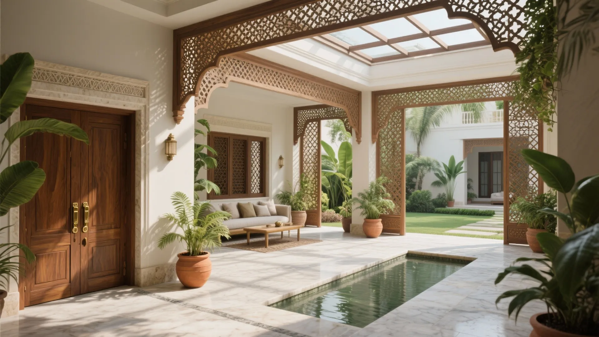 Indoor–Outdoor Courtyard Living