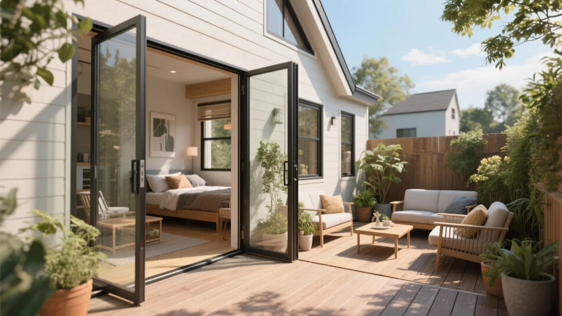 5. Courtyard or pocket outdoor room