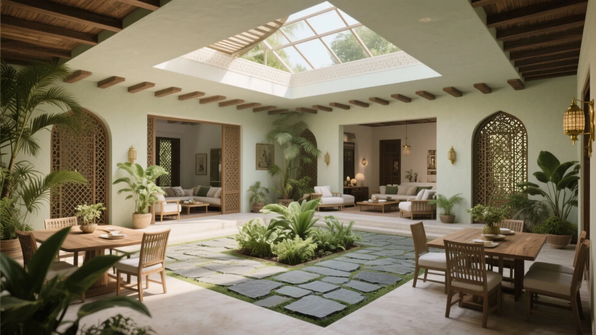 Courtyard Core: Climate‑Savvy Luxury