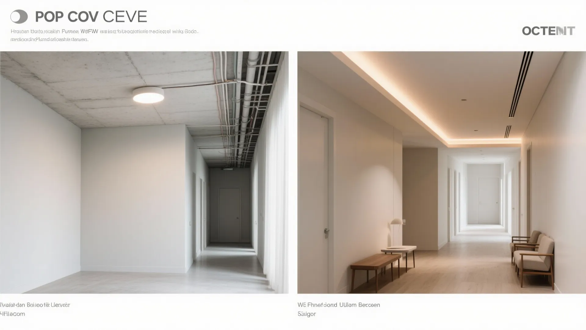 Minimalist Cove POP Ceiling