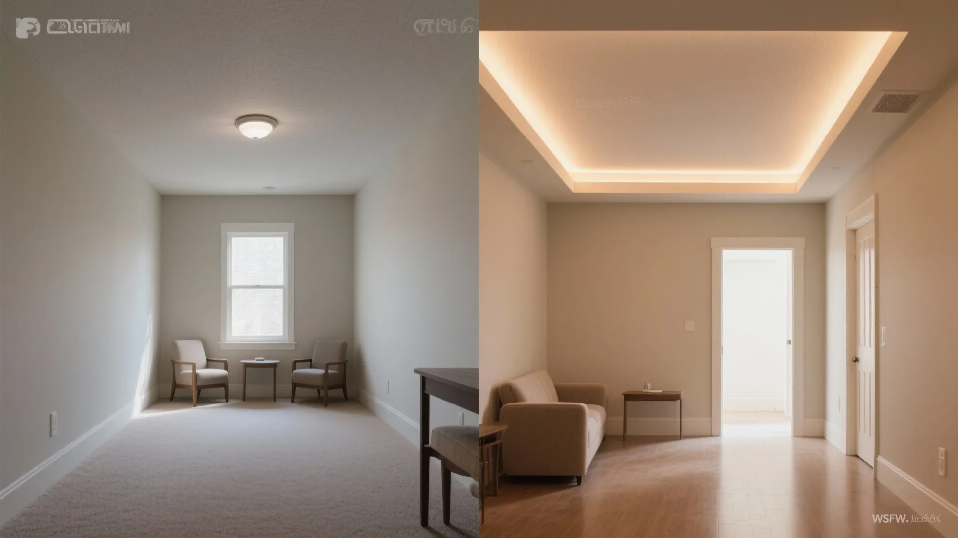 Minimal Cove With Perimeter Glow