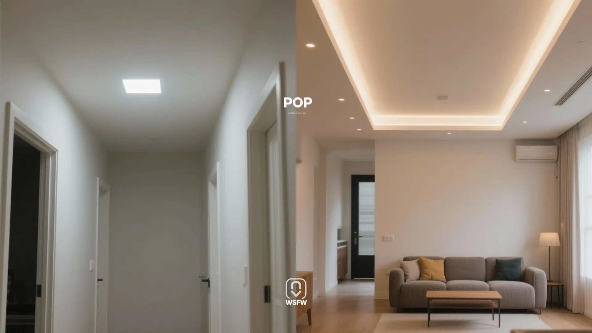 Clean Cove Lighting with POP Trims