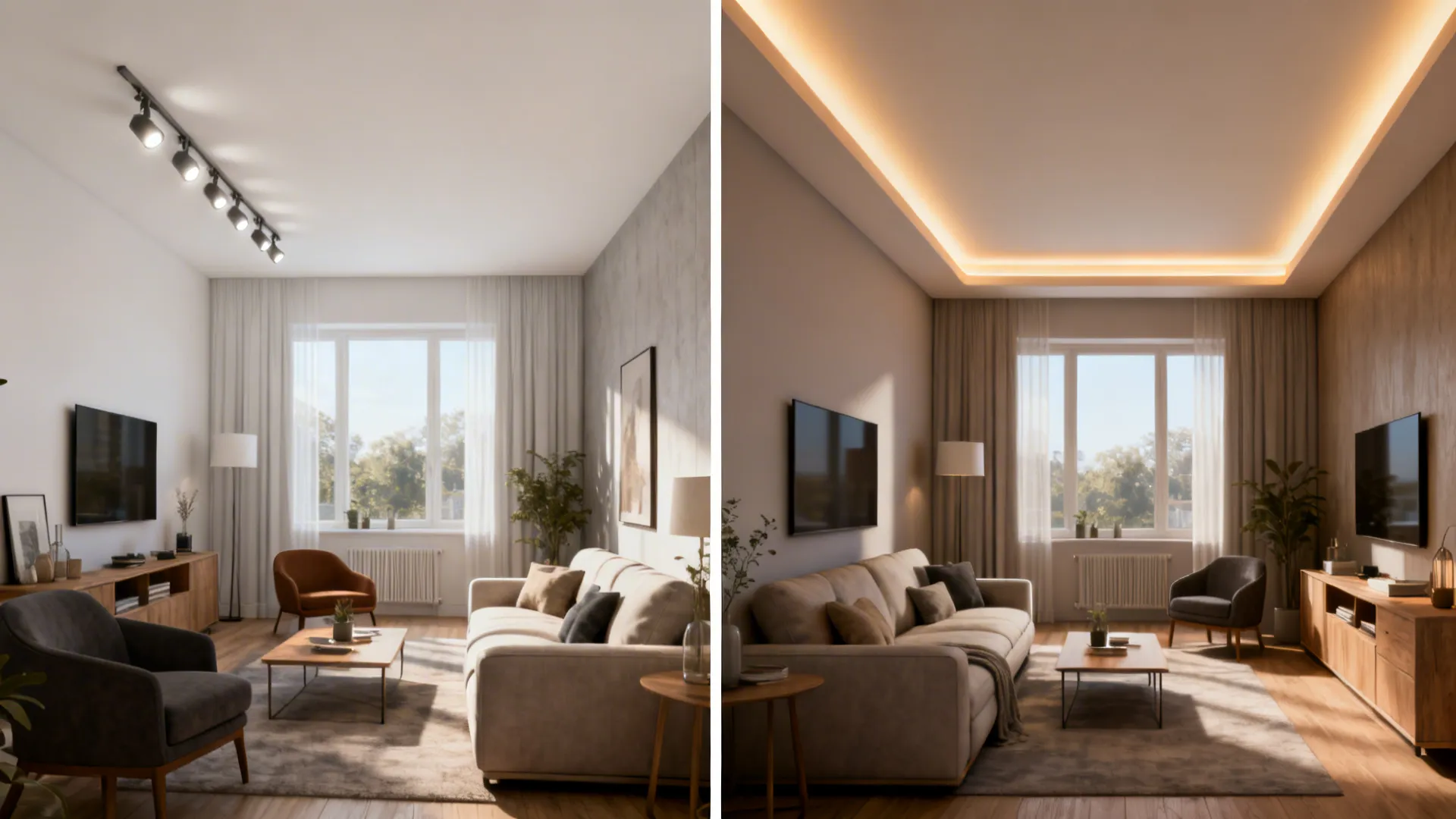 Minimal Cove POP Ceiling