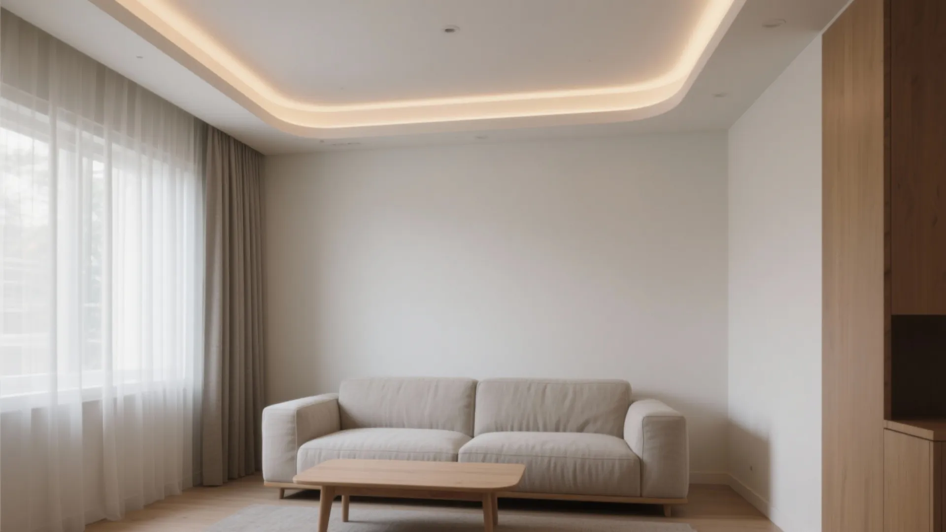 Minimalist POP Border With Soft Cove Lighting