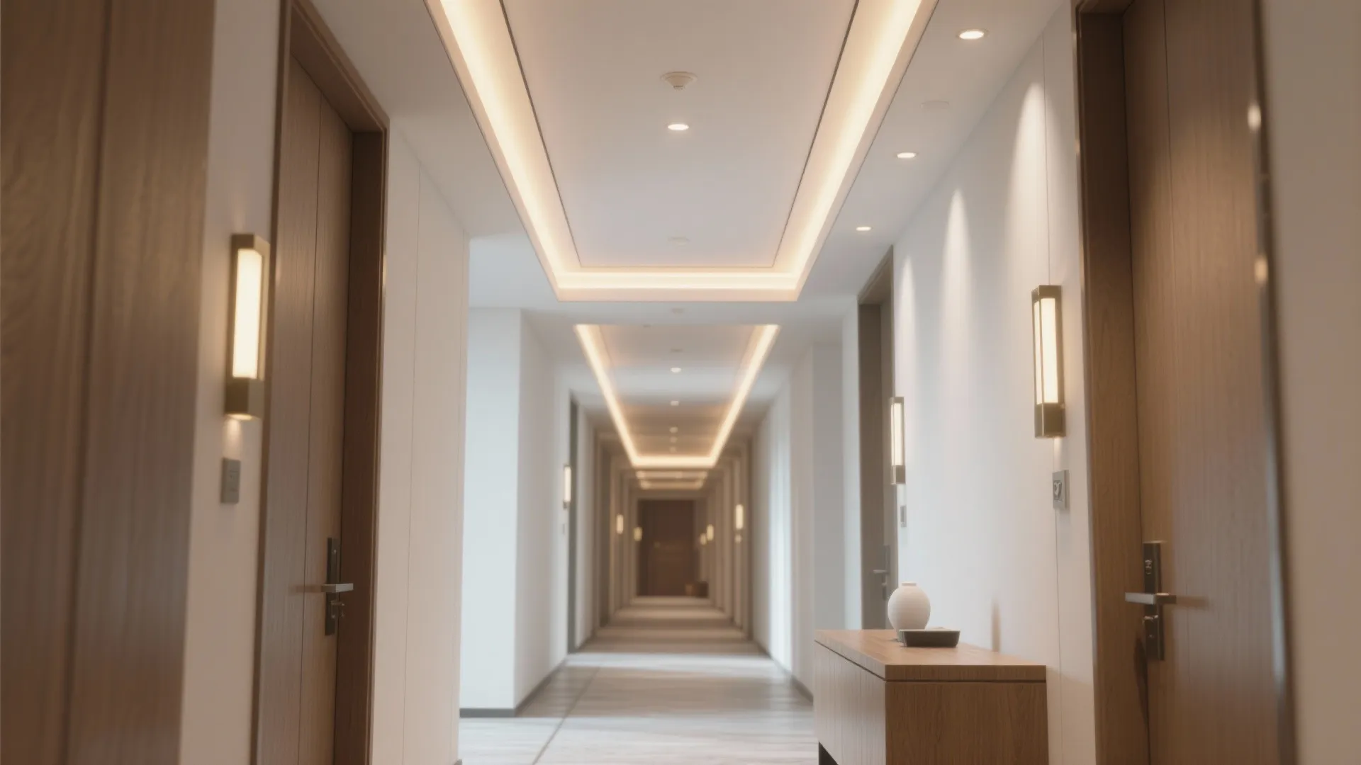 Minimalist Cove Ceiling With Hidden LEDs