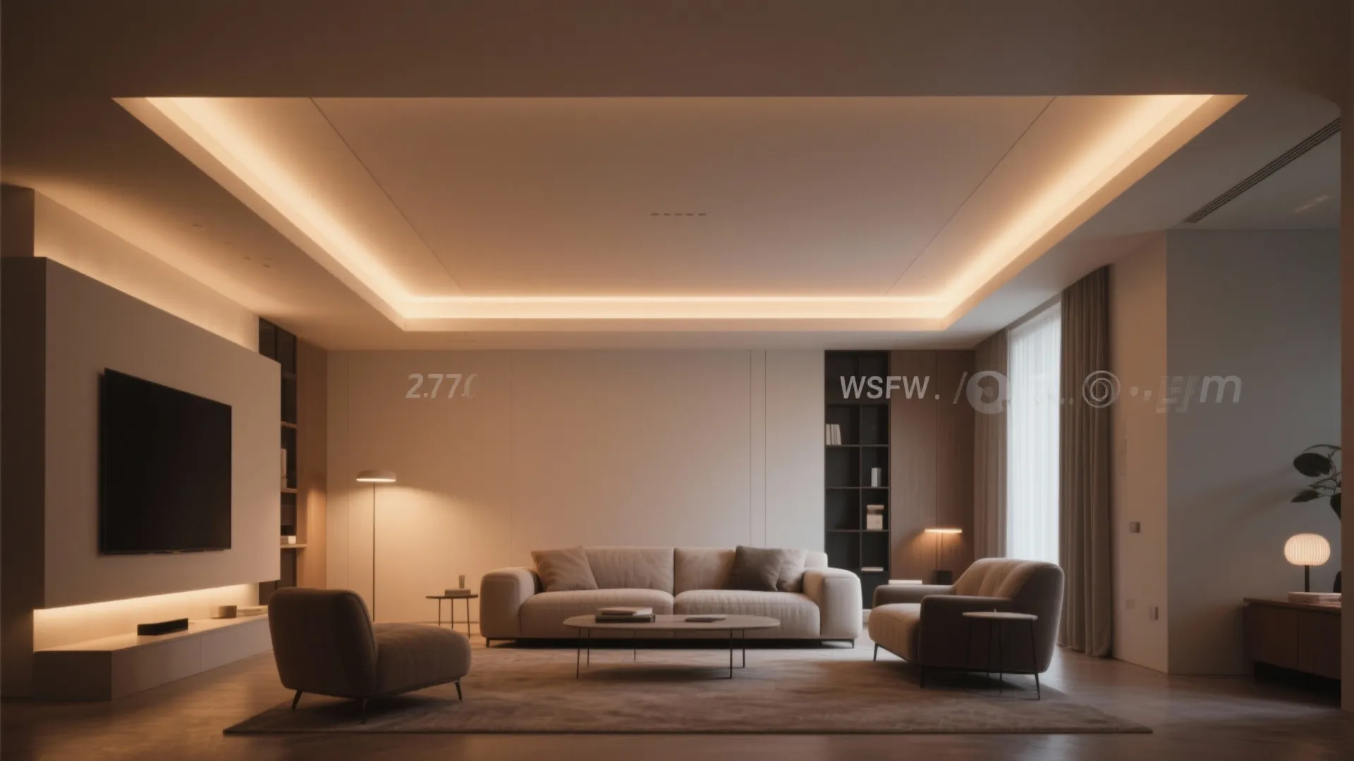 2. Cove Lighting Around Ceilings