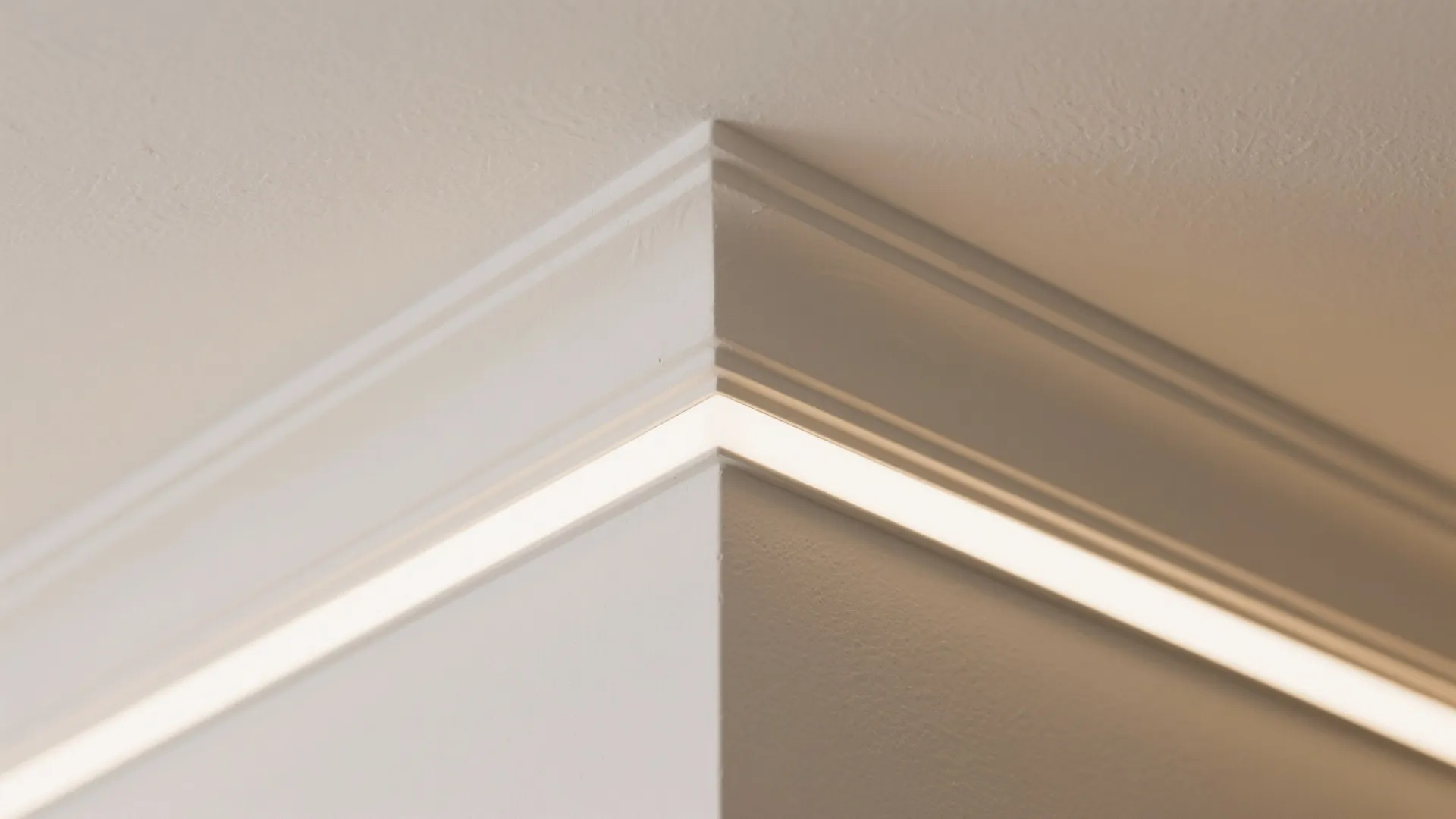 1) Slim Perimeter Drop with Cove Lighting