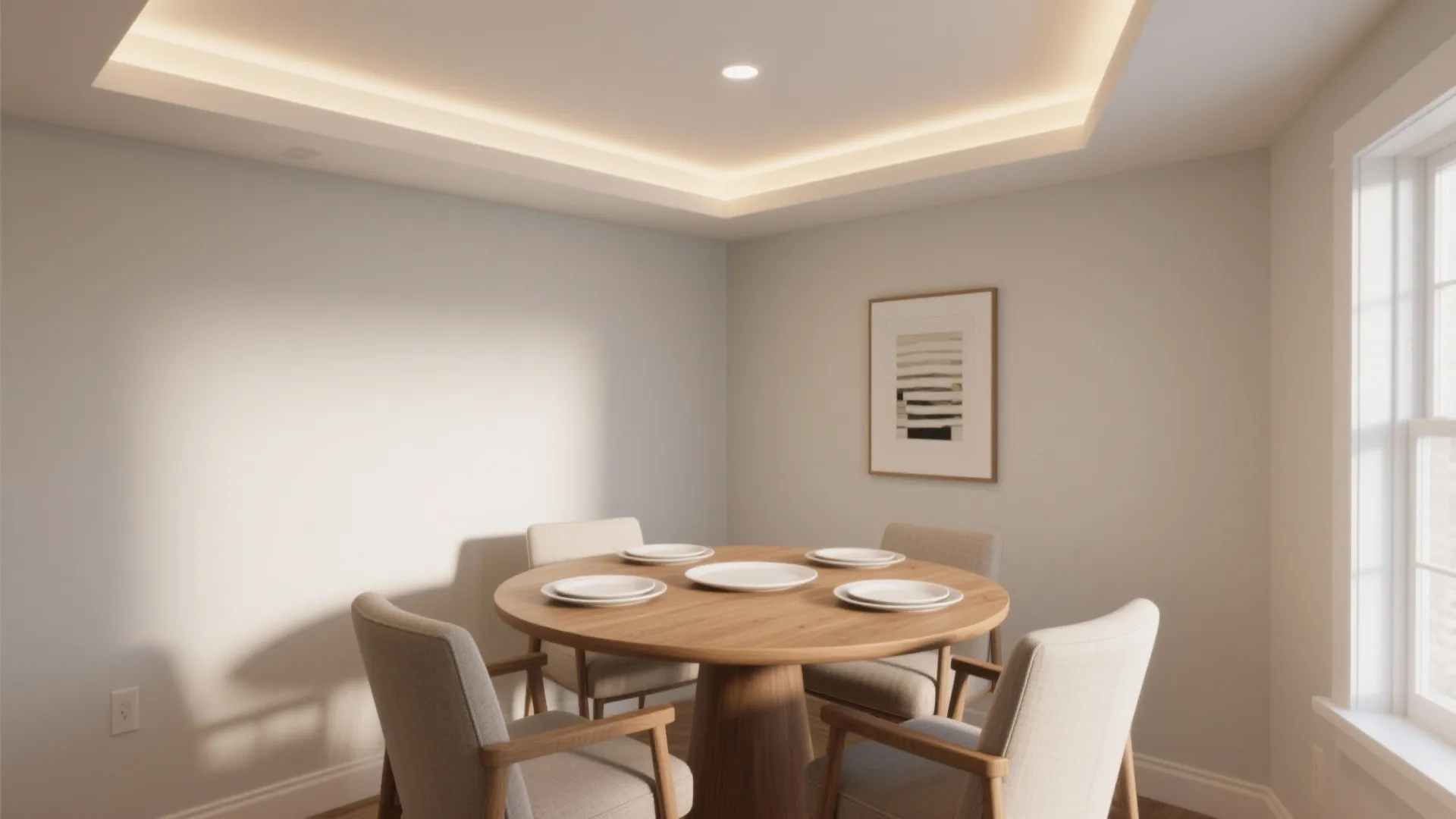 Layered Cove Lighting with a Soft Perimeter