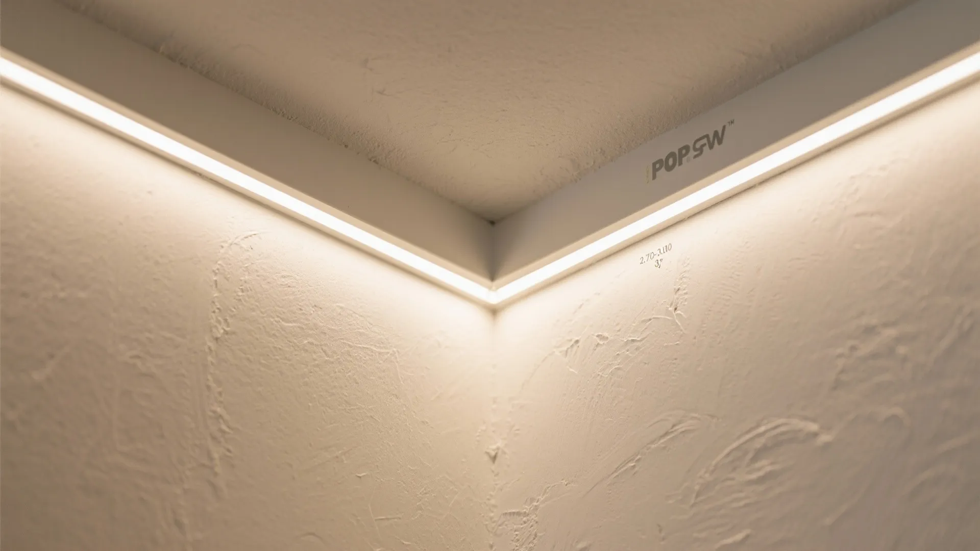 Soft Cove Glow with Slim Recessed Lines