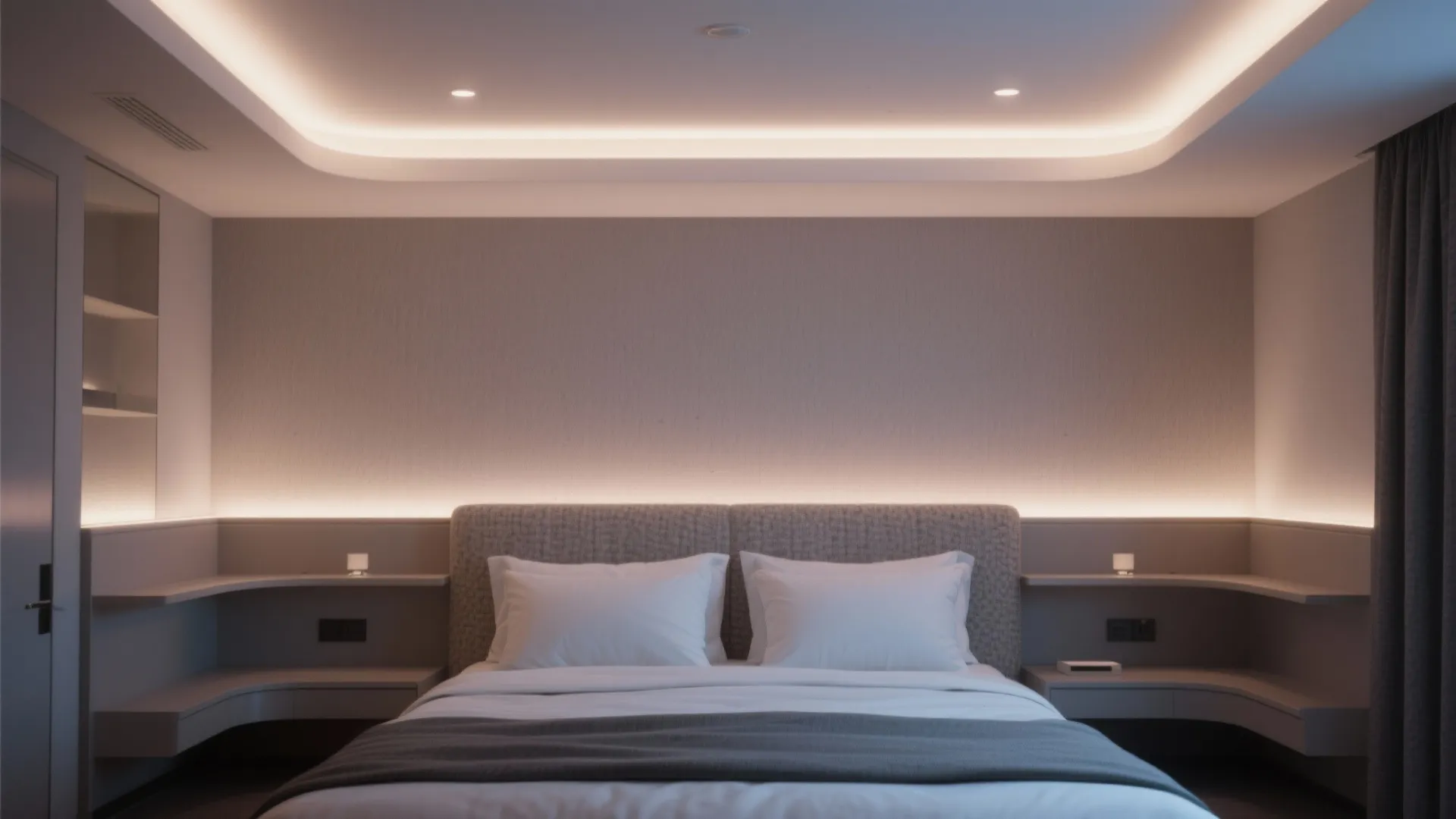 4. Cove and indirect lighting for a soft glow