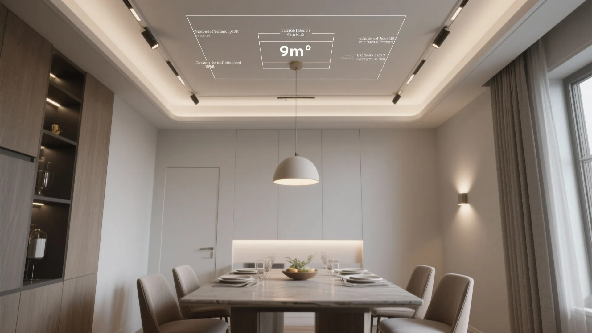 Slim Cove Lighting to Wash the Perimeter