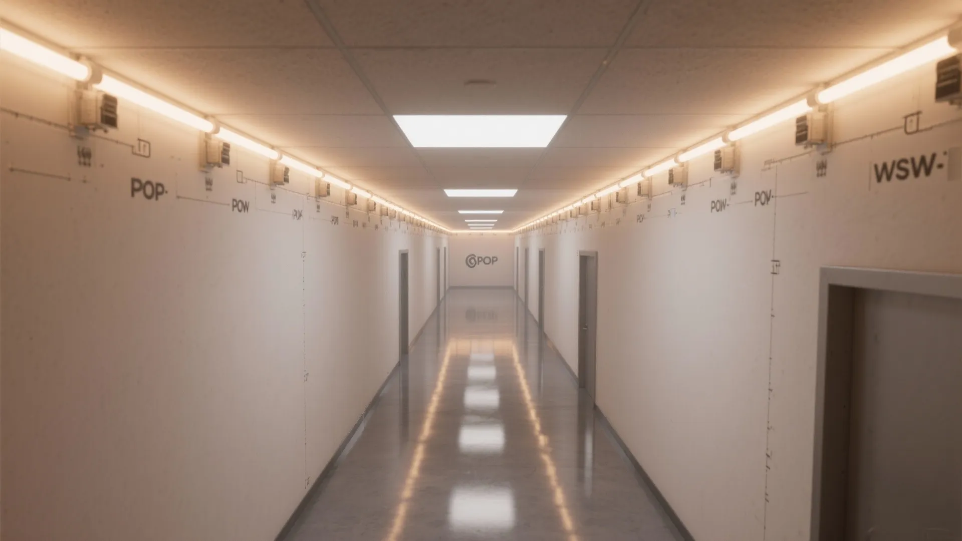 Minimal Coved POP Ceiling with Layered LED